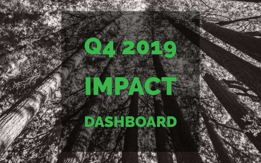 Impact Dashboard – Q4 2019